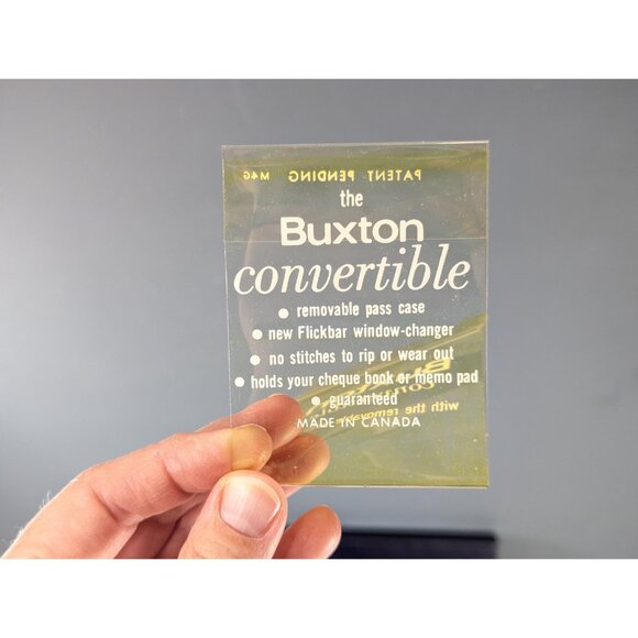 New Old Stock LORD BUXTON brown leather bifold wallet, Analine Calf leather - Picture 12 of 13